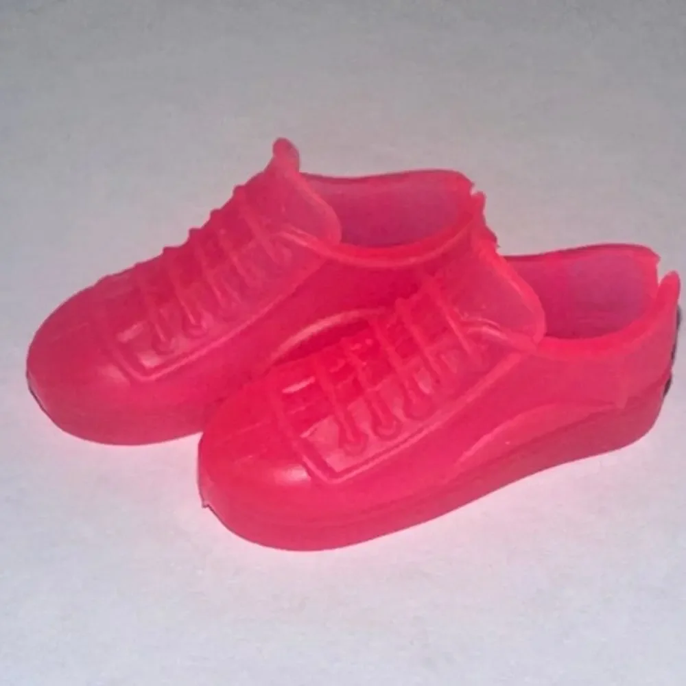 Mattel Barbie Doll Sneakers Hot Pink Slip-On Fashion Shoes